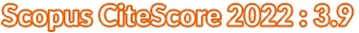 Scopus CiteScore 2020 : 3.9